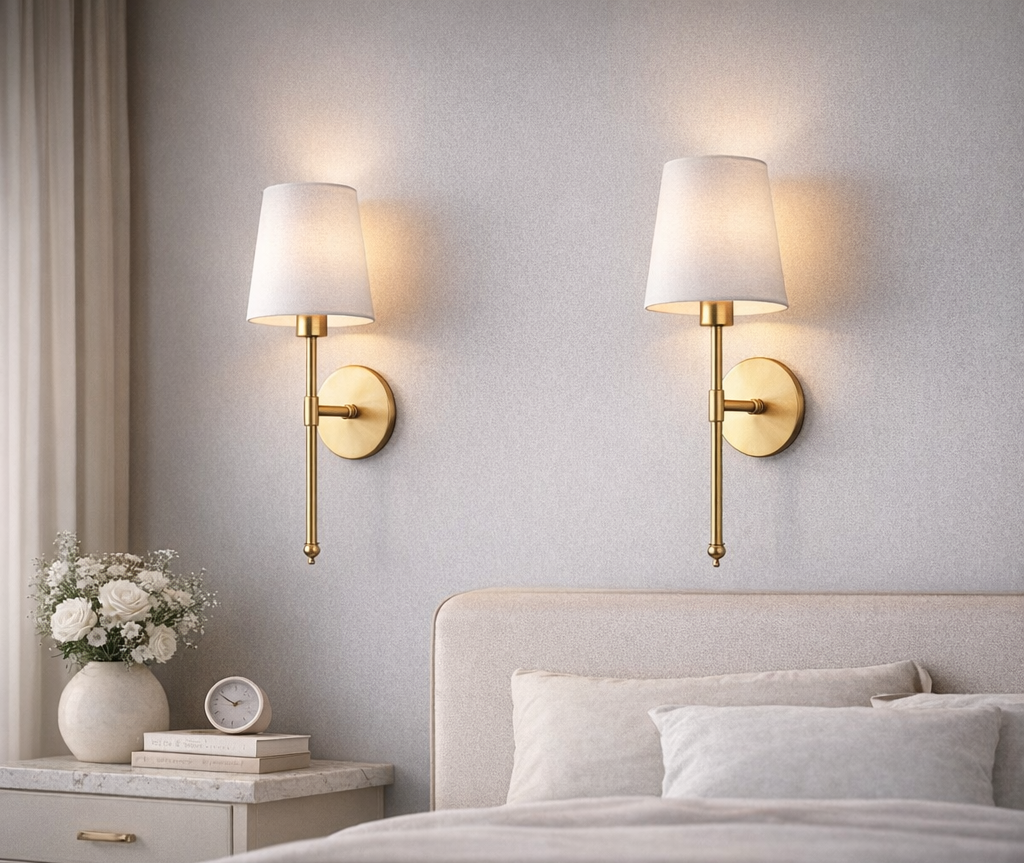 LAmore Rechargeable wall scones set of two